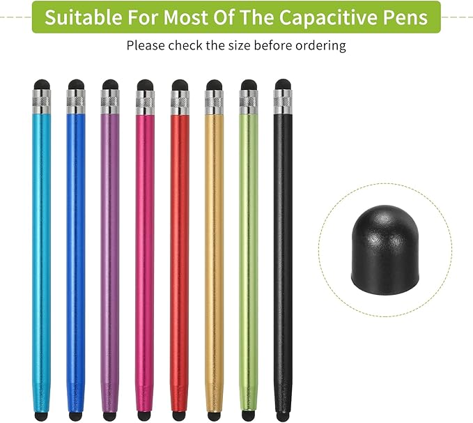 MECCANIXITY 20Pcs Replacement Stylus Pen Tips 6mm Conductive Capacitive Touch - Image 5