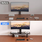 suptek Dual Monitor Stand Riser, 32.28Inch Large Monitor Stands - Image 4