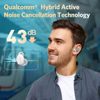 EarFun Free Pro 3 Noise Cancelling Wireless Earbuds, Hi-Res Sound, Snapdragon - Image 5