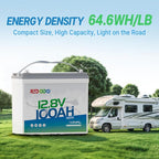 Redodo 12V 100Ah Mini LiFePO4 Battery, Lithium Battery - Image 5