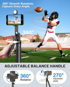 Vlogging Kit for iPhone/Android, Wireless Remote & Microphone, Adjustable Phone - Image 5