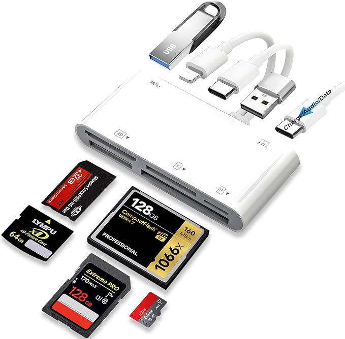 9-in-1 Memory Card Reader Universal Card Reader by Ceotsak