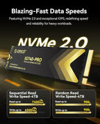 ORICO Industrial SSD 4TB M.2 NVMe SSD, PCIe 4.0 Drive - Image 3