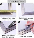 36inch*50ft Window Screens Roll, Replacement Repair Screens Mesh, Cuttable - Image 4