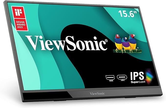 ViewSonic VX1655 15.6 Inch 1080p FHD Portable LED IPS Monitor by ViewSonicCorporation
