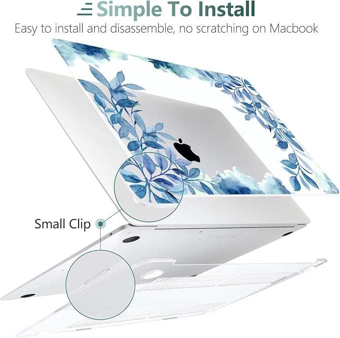 TWOLSKOO Compatible with MacBook Pro 13 inch Case 2022 2021 2020-2016 A2338 - Image 3