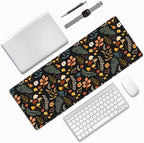 Gaming Mouse Pad Floral Desk Mat, Botanical Mouse Pad, Vintage Desk Mat - Image 9