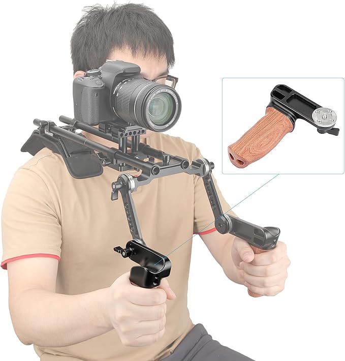 CAMVATE Ergonomic Wooden Hand Grip - Image 3