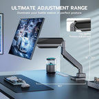 ARES WING Single Monitor Arm, Heavy Duty Adjustable Monitor Arm - Image 7