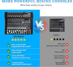 Audio Mixer 8 Channel Professional Mixer Console - Image 2