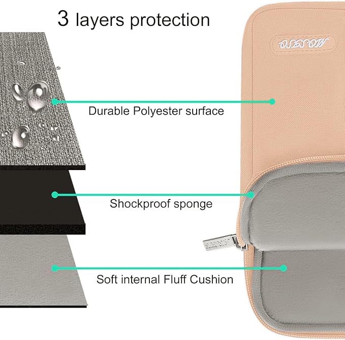 MOSISO Laptop Case 13.3 inch, 13-13.3 inch Laptop Sleeve Compatible - Image 4