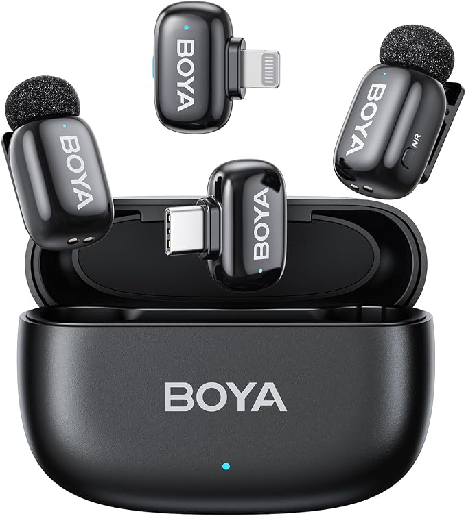 BOYA mini Wireless Microphone for iPhone/Android/PC/Tablets by BOYA