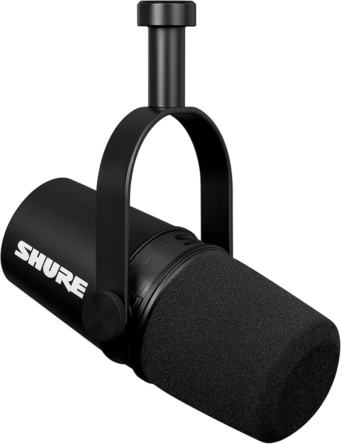 Shure MV7X XLR Dynamic Microphone – Voice-Isolating Cardioid Mic by Shure