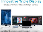 UtechSmart 11 in 1 Docking Station, Triple Monitors USBC Laptop Docking Station - Image 2