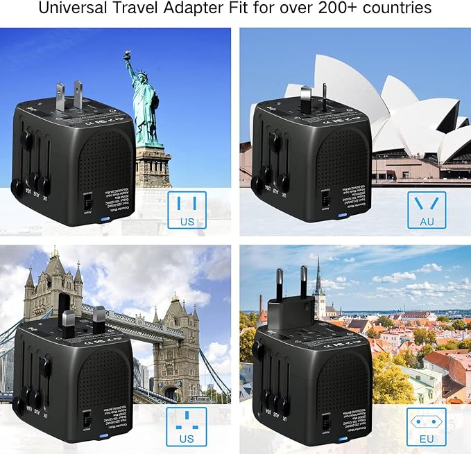 International Travel Adapter Voltage Converter to Step Down 230V to 120V - Image 4