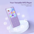 AGPTEK 64GB MP3 Player with Bluetooth, M3 2.4 inch Music Player with Speaker - Image 2