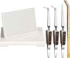 Gisafai 6 Pcs Jewelry Soldering Kit Include 2 Soldering Block Honeycomb Ceramic by Gisafai