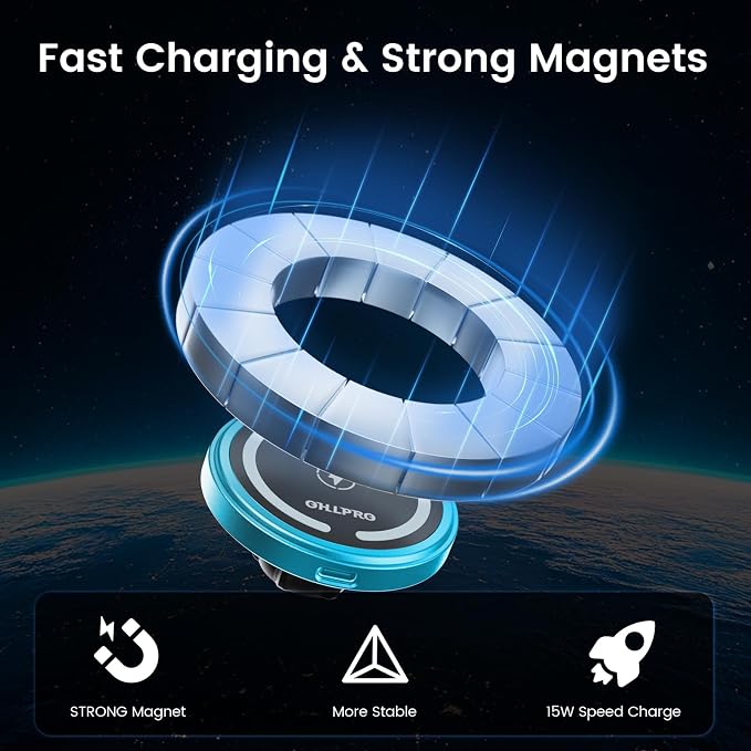 OHLPRO 15W Mag Car Mount Charger - Image 2