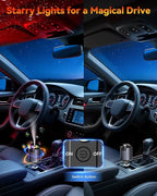 Retractable Car Charger with Air Freshener Diffuser & Star Lights - Image 5