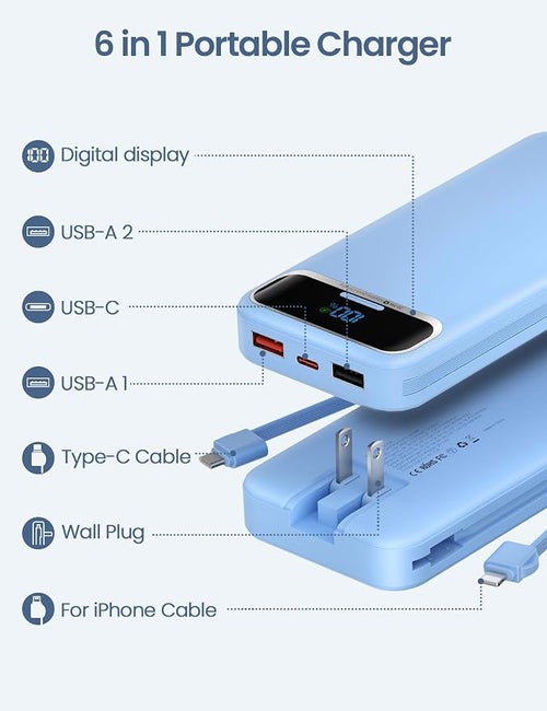 12000mAh Lightweight-Portable-Charger-Power-Bank - Image 2