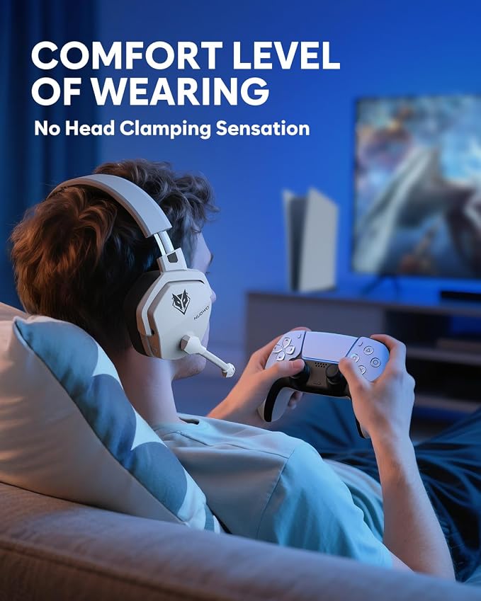 NUBWO Wireless Gaming Headset, 5.3 Bluetooth Gaming Headphones - Image 9