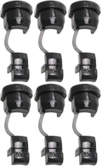 HJ Garden 10pcs Wire Cover Round Cable Wire Strain Relief Bush Grommet Round - Image 3