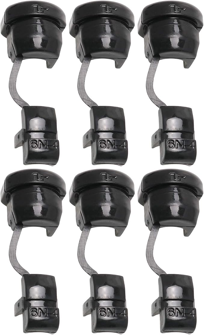 HJ Garden 10pcs Wire Cover Round Cable Wire Strain Relief Bush Grommet Round - Image 3