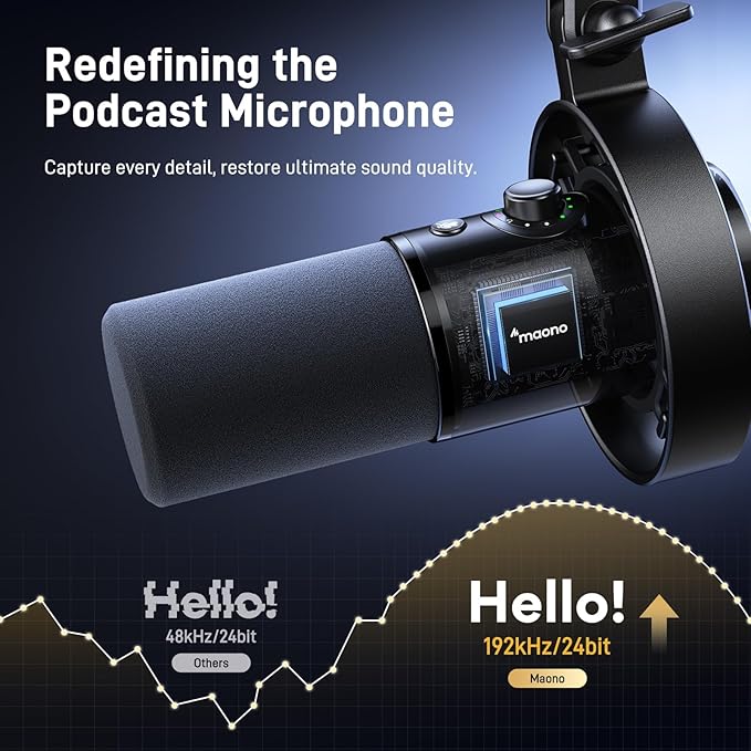 MAONO USB XLR Dynamic Microphone - Image 3