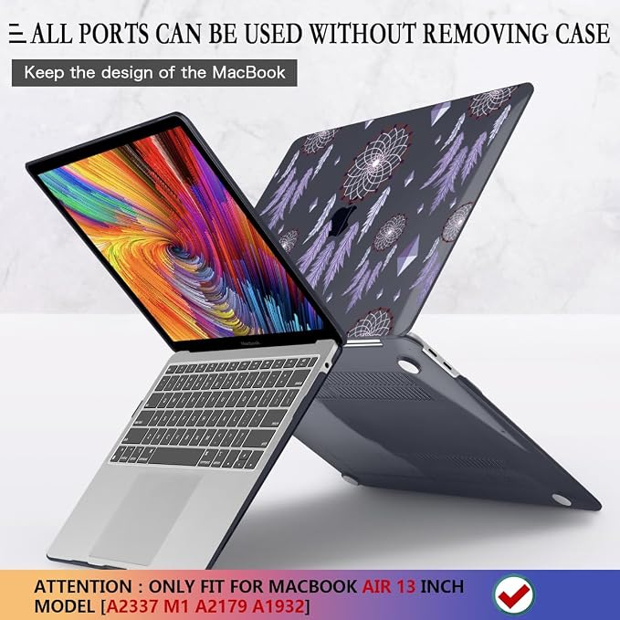CISSOOK Compatible with MacBook Air 13 inch 2021 2020 2019 2018 Release M1 Chip - Image 5