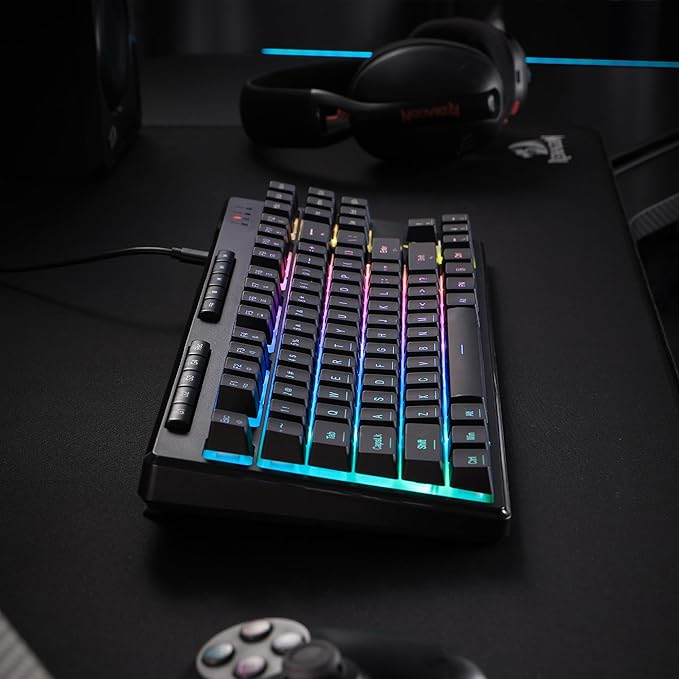 Redragon K516 Shiva TKL Wired RGB Membrane Gaming Keyboard, 87 Keys - Image 9