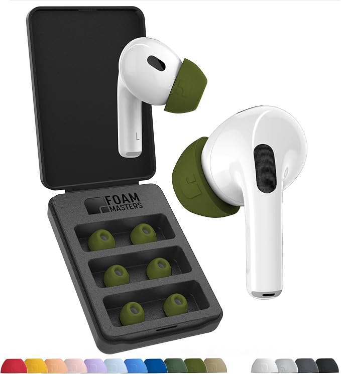 Foam Masters Ultra-Premium Memory Foam Ear Tips by AutoLinePro