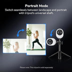 EMEET Piko+ Webcam 4K, World’s 1st Dual-Camera AI-Powered 4K Camera, 1/2.55'' - Image 7
