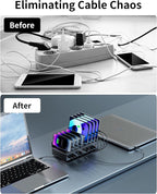 360W Charging Station for Multiple Devices, 12-Port USB C Charging Station - Image 7