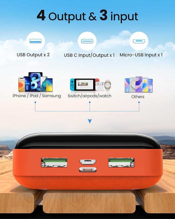 Power Bank 50000mAh 22.5W Fast Charging Portable Charger, USB C Quick Charge - Image 6