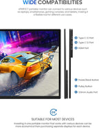 UPERFECT 21.5” 120HZ Portable Monitor w/Kickstand & VESA, Large Portable Gaming - Image 7