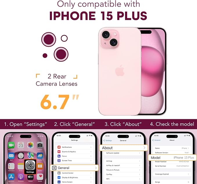 Magnetic for iPhone 15 Plus Case, Compatible - Image 7