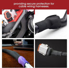 Heat Shrink Wire Loom 2:1 Shrinkable Braided Cable Sleeve 3/8 Inch ID-46ft - Image 9