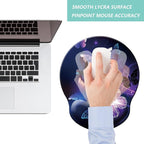 Mouse Pad with Wrist Support, Ergonomic Mouse Pad with Memory Foam Wrist Rest - Image 7