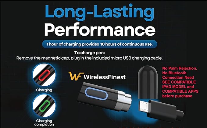 Black Stylus Pen Pencil 1st Gen Generation Replacement - Image 4