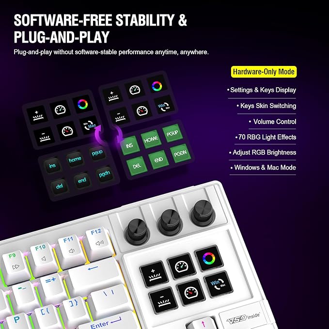 K1 Pro Macro Keyboard, Wired Only Full-Key Programmable On-Board Keypad - Image 6