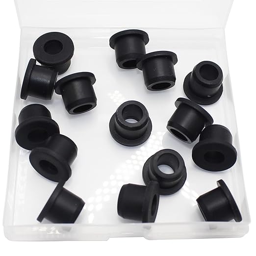15 Pcs1/2" Drill Hole, 5/16" ID Silicone Rubber Grommets by BOPOREAE
