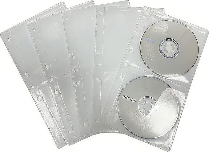 200 Pcs CD DVD Sleeves 50 Pack - Image 5