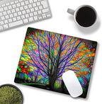 Spring Life Tree Custom Design Square Waterproof Non-Slip Rubber Base Mouse Pad - Image 4