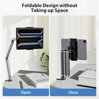 Tablet Stand for Desk, Aluminum Alloy Foldable Tablet Arm Mount Holder - Image 5