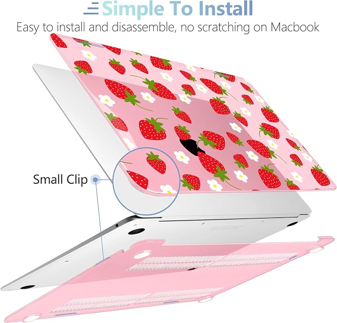 MEEgoodo for MacBook Air 13 inch Case 2021 2020 2019 2018 Released A2337 M1 - Image 4