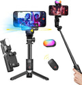 Gimbal Stabilizer for Smartphone, 4 in 1 Phone Gimbal w/360° Rotation for by AOCHUAN