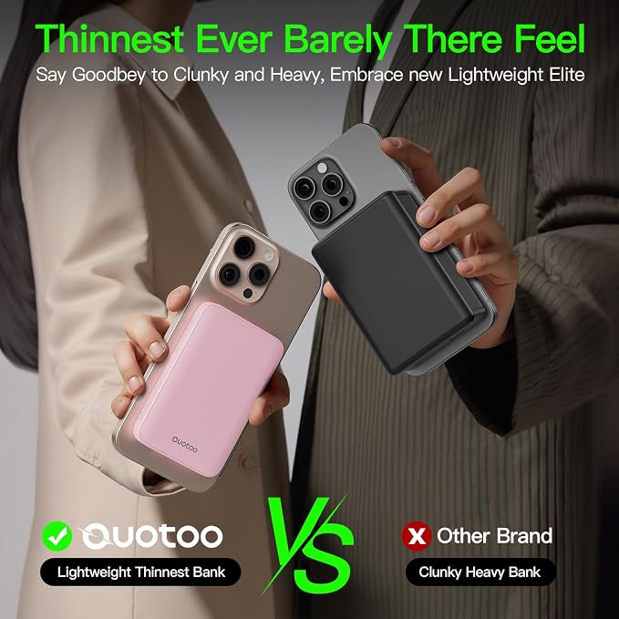 2025 Magnetic 15W Power Bank for iPhone, 5000mAh Magsafe Battery Pack - Image 6