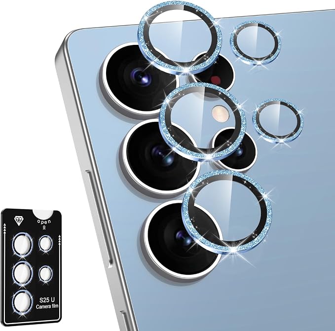 for Samsung Galaxy S25 Ultra Camera Lens Protector, Individual Metal Ring by Btscase