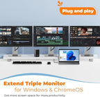 TobenONE Docking Station 3 Monitors, Laptop Docking Station - Image 2