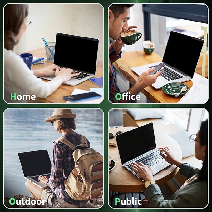 Laptop Privacy Screen 13.3 Inch, Laptop Screen Privacy Shield 16:9 Aspect Ratio - Image 7